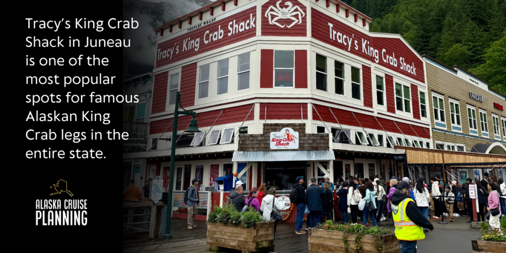 Tracy’s King Crab Shack near the Juneau Alaska cruise port